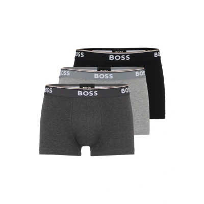 Image of BOSS Trunk Power 3 PACK Pants, Men&#039;s, Size: Medium, Open grey
