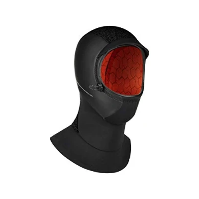 Image of Mystic Watersports Surf KiteSurf &amp; Windsurfing Supreme 3mm Neoprene Wetsuit Hood Black Easy Stretch Waterproof