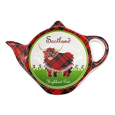 Image of FANCYTHAT and SCIFI PLANET Highland Cow Teabag Holder
