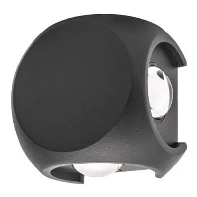 Image of Integral Crosscube Outdoor LED Wall Light 4 Way IP54 360LM 8W 3000K