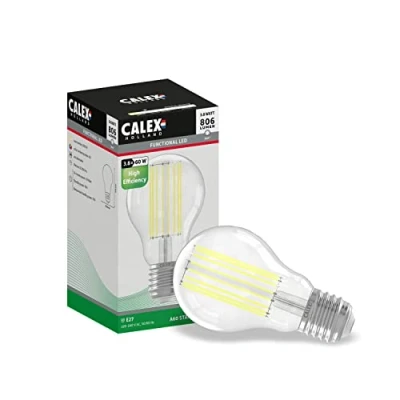 Image of CALEX LED Classic Lamp, A Label Efficient, E27 Socket, 3.8 W Corn Shape Filament Bulb, Replacement for 60 Non Dimmable, Warm White