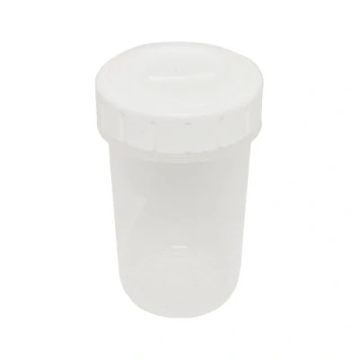 Image of Whitefurze 0.4l Plastic Storage Beaker Shaker With Screw Lid