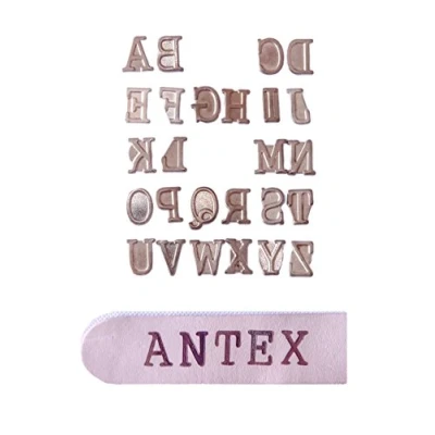 Image of Antex R8Q0L030 Alphabet Pyrography Stamps