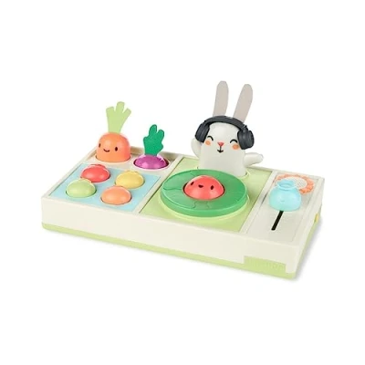 Image of Skip Hop Baby Musical DJ Set Toy with Lights, Songs, Sound Effects, and Soft Textures, Farmstand Let The Beet Drop (9M919210)