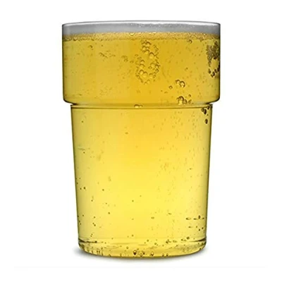 Image of Stalwart BB 150 2CE Econ Rigid Plastic Reusable Half Pint Tumbler, 285mL Capacity, Pack of 100