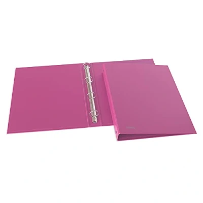 Image of Favorit Sprint Cardboard Ring Binder 22 x 30 cm 4 Round Rings mm Pink