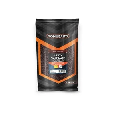 Image of Preston Sonubaits Spicy Sausage Feed Pellets x2 (3mm)