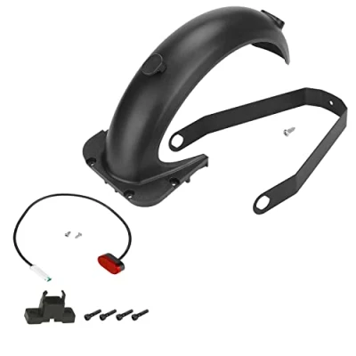 Image of MotuTech Kit for Max G30 Mudguard + Holder Rear Light Segway Ninebot Electric Scooter Accessory (Black)