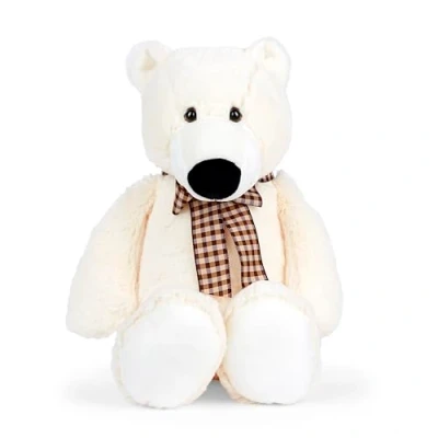 Image of Mousehouse Gifts Really Cute Polar Bear Stuffed Animal Teddy Suitable from Newborn
