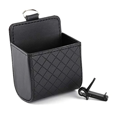 Image of ciciglow Car Air Vent Organizer, Black Cold resistant Phone Box Organizer Storage Bag Case Pouch