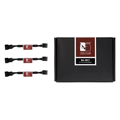Image of Noctua NA SRC7, 4 Pin Low Noise Adaptor Cables for PC fans (Black)