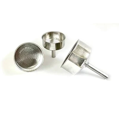 Image of Tredoni Aluminium Funnel Replacement Size 1 Cup Espresso Coffee Maker Moka Pot 4.6cm (1 Cup)