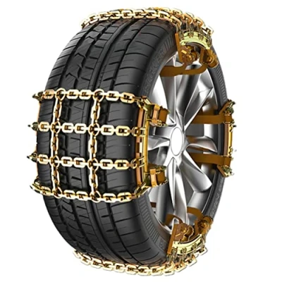 Image of Winter Snow Chains, Anti Slip Tyre Treads For Grips Car Tire Chain Skid Chains SUV Trucks