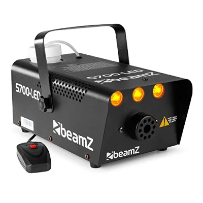 Image of Smoke Machine Coloured Fog Mist Effect LED Flame 700W for Halloween Theme DJ Party Disco