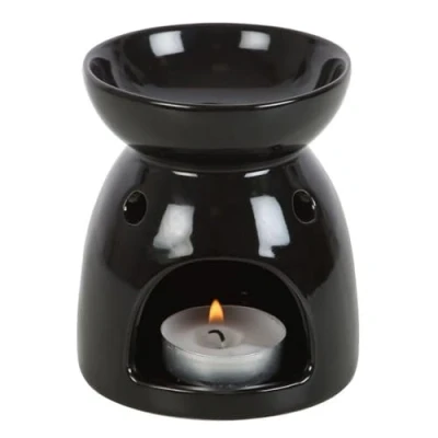 Image of Stylish Home Fragrance Oil Burner: Luna Moth Design Aromatic Dark Forest Burner Perfect Scenting Accessory&quot;