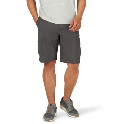 Image of Lee Men&#039;s Extreme Motion Crossroad Cargo Shorts, Anthracite, 36 UK