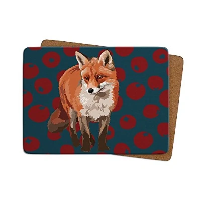 Image of Fox Table Mat by Leslie Gerry Placemat