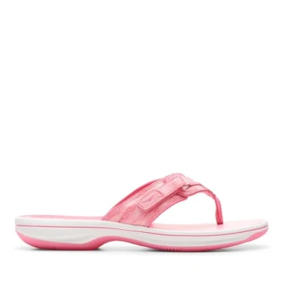 Image of Clarks Women&#039;s Brinkley Sea Flip Flop, Pink Ombre, 7 UK
