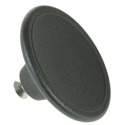 Image of SPARES2GO 5.5cm Large Handle Lid Knob for Le Creuset Casserole Pot Dish Saucepan (Black)