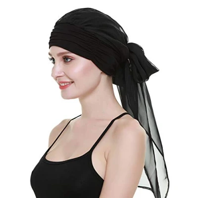 Image of Print Bandana Scarf for Chemo Women Headwear Turbans Cancer Patients