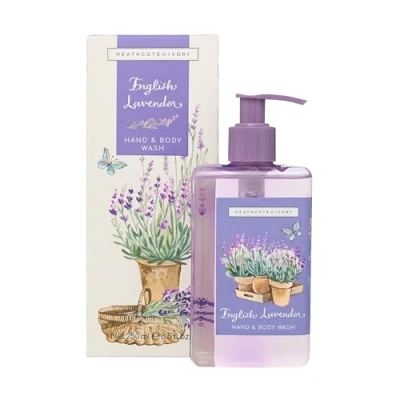 Image of Heathcote &amp; Ivory English Lavender Hand Body Wash 250ml