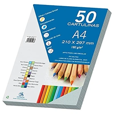 Image of Dohe Pack of 50 Pieces Card, A4 Granite