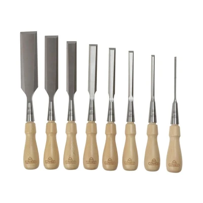 Image of Stanley Sweetheart Socket Chisel Set, 8 Piece 3 6 12 15 18 25 &amp; 32mm STA116793
