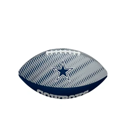 Image of Wilson NFL Team Tailgate American Football, Rubber, Junior, Blue / White