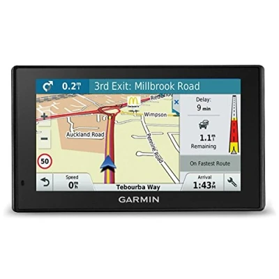 Image of Garmin DriveSmart 51LMT D 5 Inch Satellite Navigation System with Lifetime Map Updates for the UK, Ireland and Full Europe Black