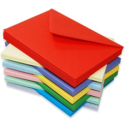 Image of Craft 2284 200 5x7&quot; Envelopes In Assorted Colours