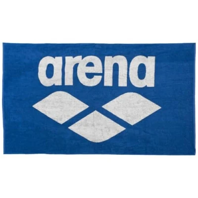 Image of Arena Unisex Cotton POOL SOFT TOWEL, Royal white, One Size UK
