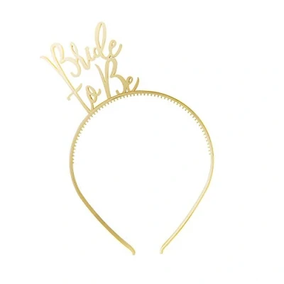 Image of Unique Stunning Gold Bride to Be Party Headband Perfect for Bachelorette &amp; Bridal Shower 1 Pc