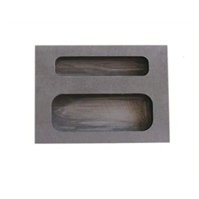 Image of LLF Graphite Ingot Mold 1/2 1 Ounce Silver Melting Casting Refining Also for Gold