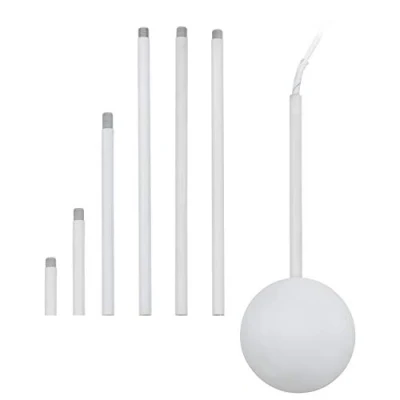Image of EGLO Extention cable duct, steel cabling, Colour: white, Length: 320 1570 mm/12.5 61.8 inches