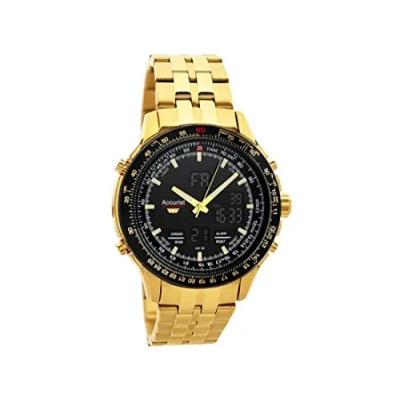 Image of Accurist MB1047 Watch for Men, Black, AMZUK