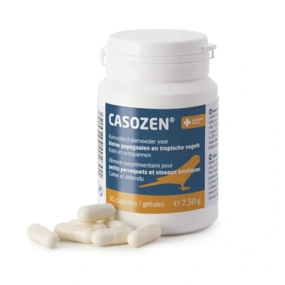 Image of Parrot Essentials Casozen Natural Anti Stress &amp; Feather Plucking Remedy 30 Days, 225g (For All Small Bird Parrots Parakeets, Budgie, Lovebirds, Conures, Cockatiels)