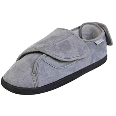 Image of Dunlop Mens Grey Ortho Slippers UK 10