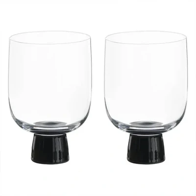 Image of Anton Studios Oslo Set of 2 DOF Tumblers Black