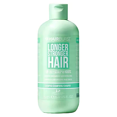 Image of HAIRBURST Shampoo for Oily Hair Deep Cleansing, Purifying &amp; Hydrating with Tropical Aroma Promotes Growth, Reduces Loss Free of SLS, Silicones Parabens Made in UK