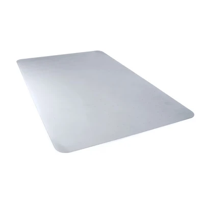 Image of Floortex® Valuemat® Basic Vinyl Rectangular Multi Purpose Floor Protection Mat for Low Pile Carpets 90 x 120cm