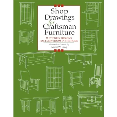 Image of Shop Drawings for Craftsman Furniture: 27 Stickley Designs Every Room in the Home