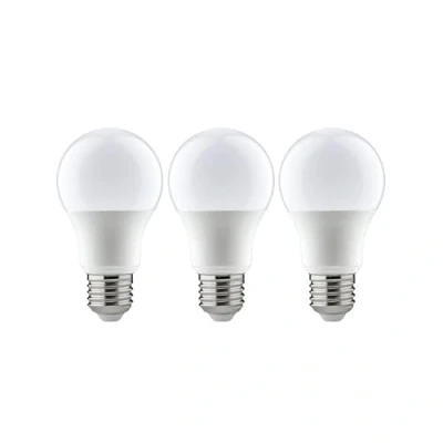 Image of Paulmann 28871 LED Light Bulb Pack of 3 E27 230 V x 806 lm 8.0 W 2700 K Opal Lamps