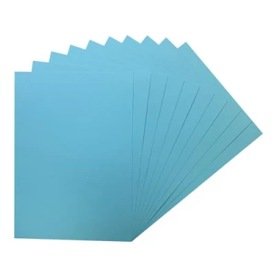 Image of Pack of 50 A5 Light Blue Coloured Card 160gsm Sheets