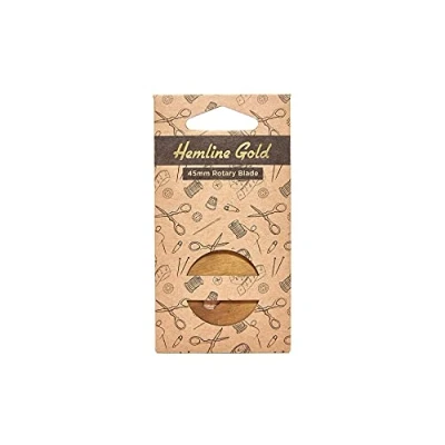 Image of Hemline Gold Rotary Blades: Straight 45mm: 1 Piece