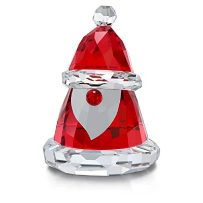 Image of Swarovski Santa Claus Ornament, Red and Clear Crystal Figurine, from the Holiday Cheers Collection