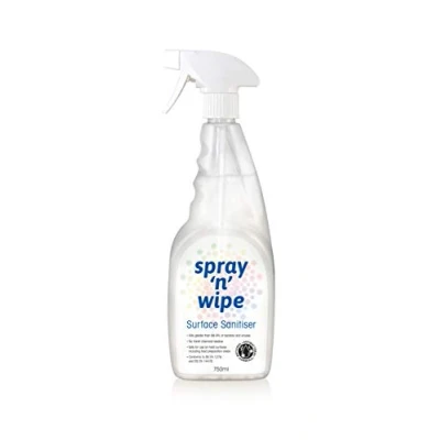 Image of Spray N Wipe Antibacterial Cleaner 750ml Bottle Surface Sanitiser Kitchen &amp; Bathroom Antiviral Cleaning Kills &gt;99.99% of Bacteria Viruses