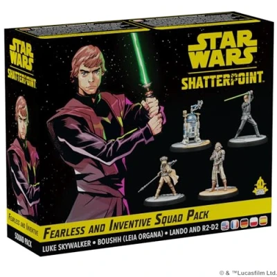 Image of Atomic Mass Games Star Wars: Shatterpoint Fearless and Inventive Squad Pack Miniatures Game Ages 14+ 2 Players 90 Minutes Playing Time