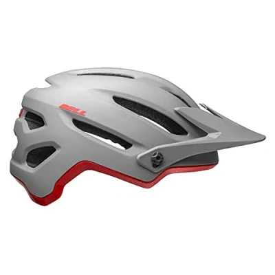 Image of Bell 4Forty MTB Helmet 2022: Matte/Gloss Grey/Red, S 52 56cm