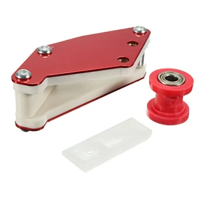 Image of JenNiFer 10mm Pit Bike Chain Roller Guide Kit Nylon For 110cc 125cc 140cc 150cc 200cc Dirt Motocross Red