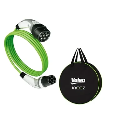 Image of Valeo Ineez 652111 Charging Cable for Electric or Plug In Hybrid Vehicles with Transportation Bag Type 2 to 22 KW 10 m